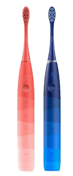 Звуковая зубная щетка Oclean Find Duo Set, Синяя + Красная