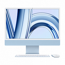 Apple iMac 24" Retina 4,5K, (M3 8C CPU, 10C GPU), 8 ГБ, 512 ГБ SSD, синий