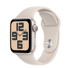 Умные часы Apple Watch SE (2023) 40mm Starlight Aluminium Case with Starlight Sport Band (Дисконт)