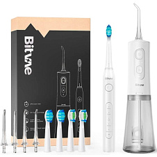Электрическая зубная щетка Bitvae D2 Daily Toothbrush + Ирригатор Bitvae C2, белая