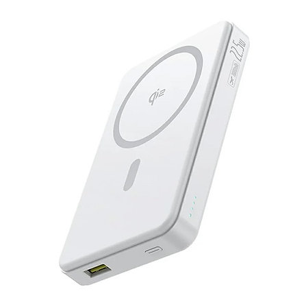 Внешний аккумулятор Baseus Airpow Ⅱ Qi2 Magnetic Power Bank 10000mAh 22.5W, белый