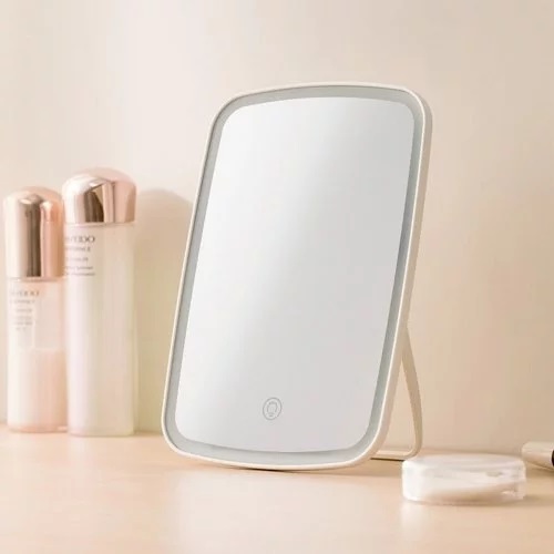 Зеркало косметическое настольное Xiaomi Jordan Judy LED Makeup Mirror (NV026) с подсветкой белый