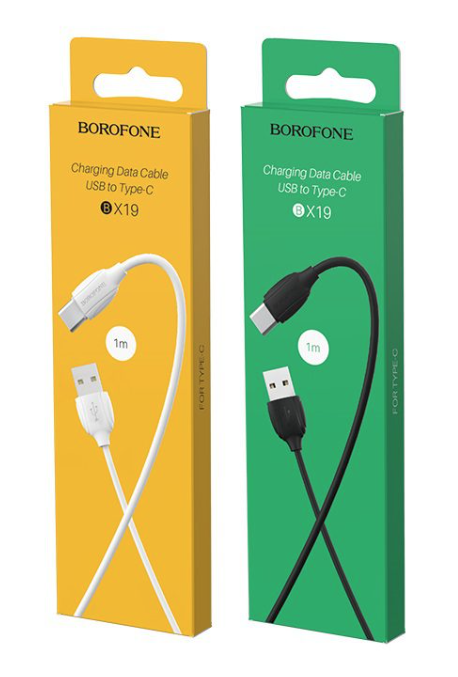 Кабель Borofone BX19 Type-C, белый (L=1M)