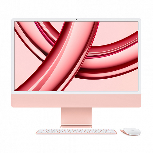 Apple iMac 24" Retina 4,5K, (M3 8C CPU, 10C GPU), 8 ГБ, 512 ГБ SSD, розовый