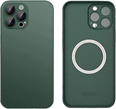 Накладка AG Case с MagSafe для iPhone 14 Pro Max (защ.камеры) (Нефрит)
