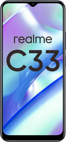Смартфон realme C33 4/128 ГБ, черный