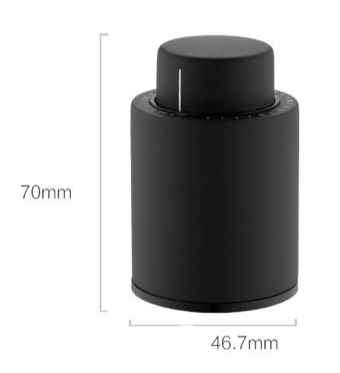 Вакуумная пробка для вина Xiaomi HuoHou Vacuum Wine Stopper Black (HU0075)