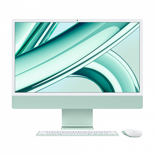 Apple iMac 24" Retina 4,5K, (M3 8C CPU, 10C GPU), 8 ГБ, 256 ГБ SSD, зеленый