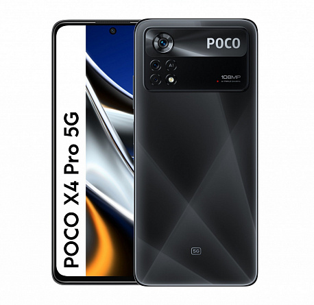 Смартфон Xiaomi Poco X4 Pro 5G 6/128 ГБ RU, Лазерный чёрный