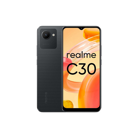 Смартфон realme C30 4/64 ГБ, черный