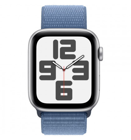 Умные часы Apple Watch SE (2024) 40mm Silver Aluminium Case with Blue Sport Loop (EU)