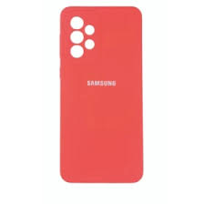 Накладка Silicone Cover для Samsung A23 (Красный)