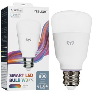 Лампа светодиодная Yeelight Smart LED Bulb W3 (YLDP005), E27, 8Вт, 6500 К