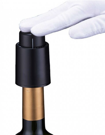 Вакуумная пробка для вина Xiaomi HuoHou Vacuum Wine Stopper Black (HU0075)