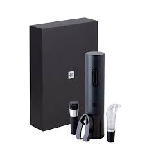 Штопор электрический HUOHOU Electric Wine Bottle Opener Basic 4 в 1, черный (HU0047)