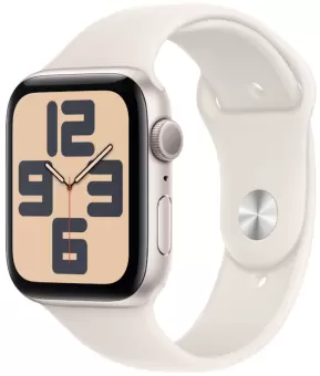 Умные часы Apple Watch SE (2024) 40mm Starlight Aluminium Case with Starlight Sport Band (EU)