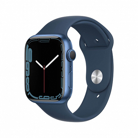 Умные часы Apple Watch Series 7 45mm Blue Aluminium Case with Abyss Blue Sport Band (EU)