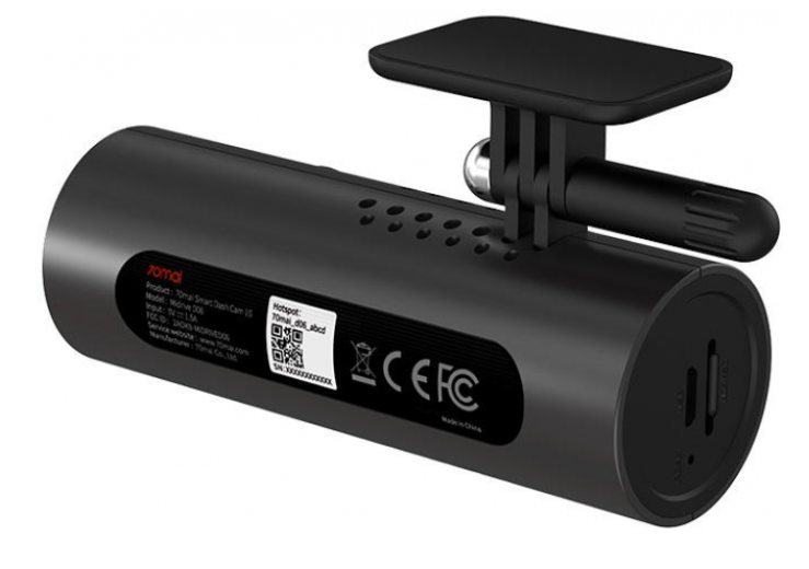 Видеорегистратор 70mai Dash Cam 1S Midrive D06 RU, черный