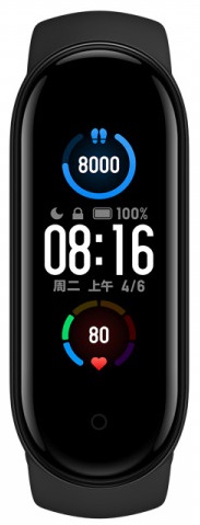 Умный браслет Xiaomi Mi Smart Band 5 Global, черный