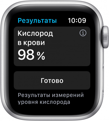 Часы Apple Watch Series 6 40mm Silver Aluminum Case with White Sport Band (РСТ)