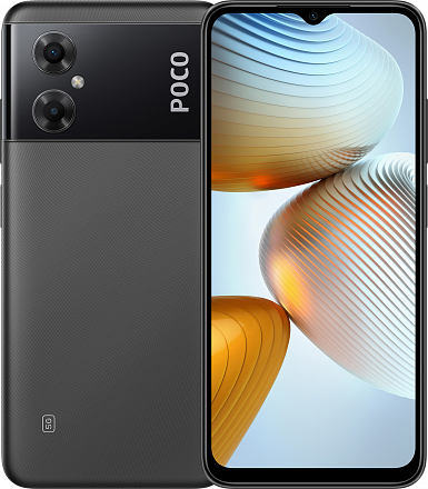 Смартфон Xiaomi Poco M4 5G 4/64 ГБ Global, черный