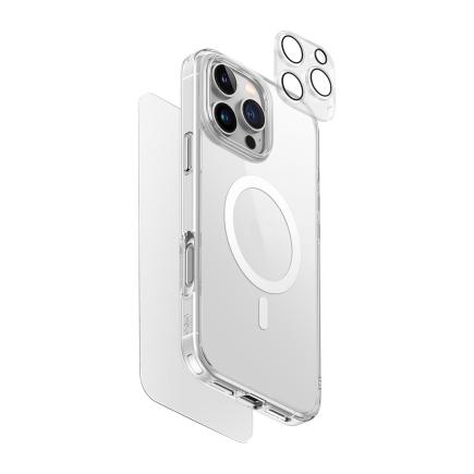 Накладка UNIQ ClearVue 360 3in1 для iPhone 16 Pro Max (с MagSafe)