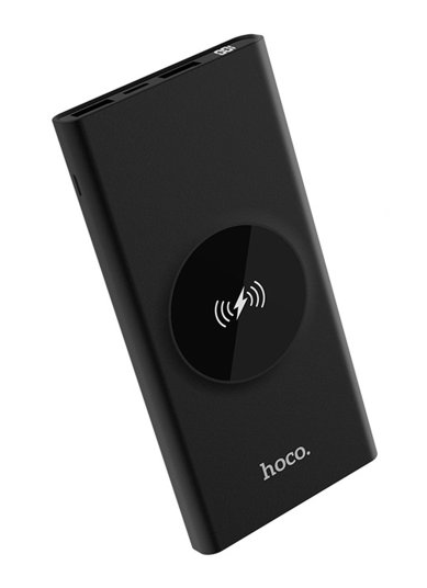 Внешний аккумулятор с беспроводной зарядкой HOCO J37 10000 mAh Wisdom Wireless Charging