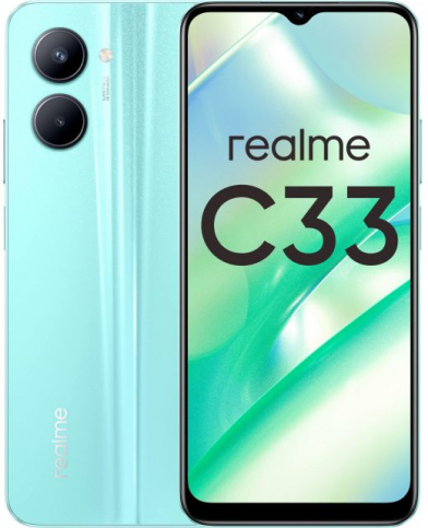 Смартфон realme C33 4/64 ГБ, голубой