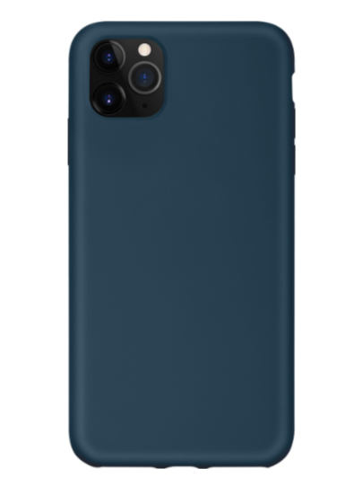 Накладка Silicone Case для iP11 Pro (аналог) (Темно-синий)