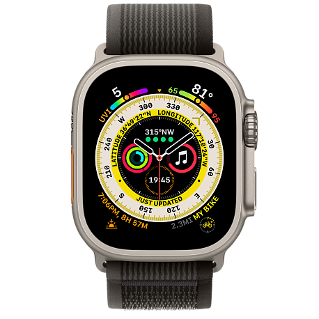 Умные часы Apple Watch Ultra 2 (2024) 49mm Titanium Case with Black Trail Loop (EU)
