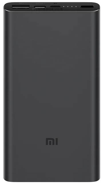 Внешний аккумулятор Xiaomi Mi Power Bank 3 10000 mAh Black (PLM12ZM)