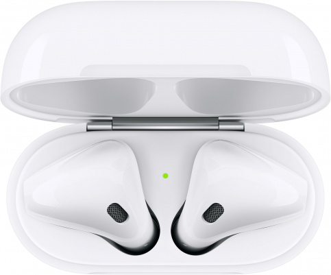 Беспроводные наушники Apple AirPods 2 с зарядным футляром MV7N2, белый