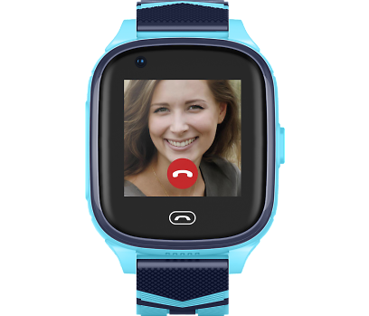 Часы-телефон JET Kid Vision 4G детские, голубые