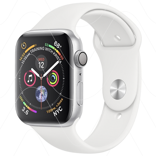 Часы Apple Watch Series 4 GPS 40mm Silver Aluminum Case with White Sport Band