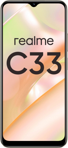 Смартфон realme C33 4/64 ГБ, золотистый