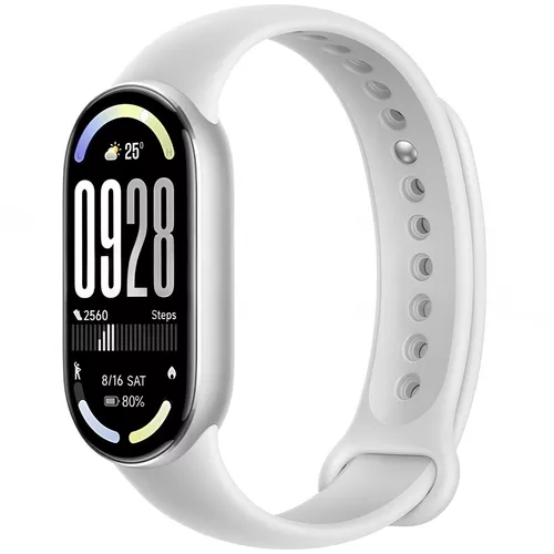 Фитнес-браслет Xiaomi Mi Smart Band 10, серебристый