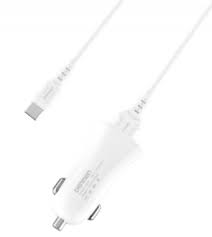 АЗУ Denmen DZ06T DUAL USB 3.1A + кабель Type-C