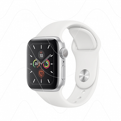 Умные часы Apple Watch SE 44 мм Aluminium Case RU, серебристый/белый