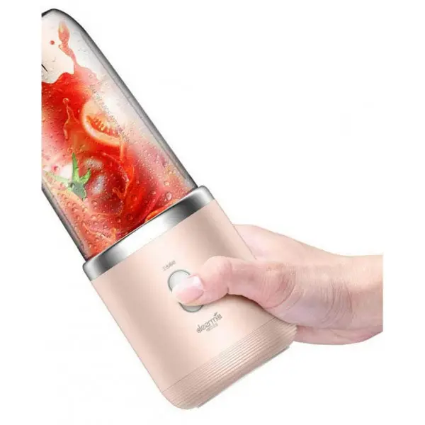 Портативный блендер Xiaomi Deerma Fruit Cup DEM-NU05 Pink