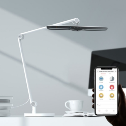 Лампа офисная светодиодная Yeelight Yeelight LED Light-sensitive desk lamp V1 Pro (YLTD08YL), 12 Вт