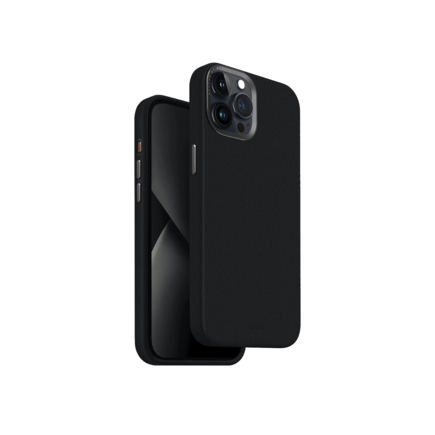 Накладка UNIQ Magnetic Charger Lyden для iPhone 15 Pro Max (Черный)
