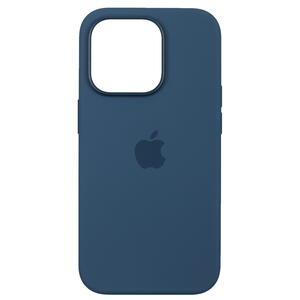 Накладка Silicone Case с MagSafe для iPhone 14 (Синий)