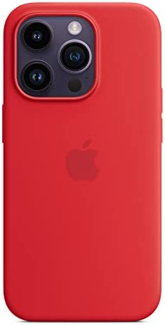 Чехол Apple Silicone Case MagSafe для iPhone 14 Pro (MPTG3FE/A) (Красный)