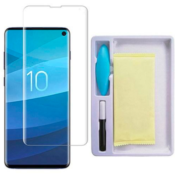 Защитное стекло nano-клей для Samsung Galaxy S10 Plus