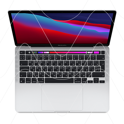 Apple MacBook Pro 13" (M1, 2020) 16 ГБ, 1Tb SSD, Touch Bar Silver