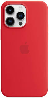 Накладка Magnetic Leather Case для iPhone 14 (Аналог с MagSafe) (Красный)