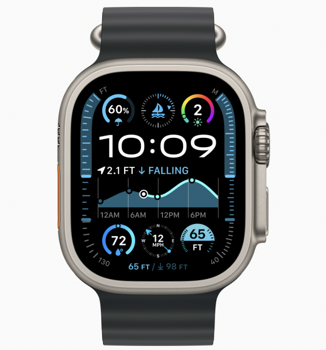 Умные часы Apple Watch Ultra 2 (2024) 49mm Titanium Case with Black Ocean Band (EU)