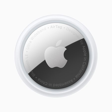 Трекер Apple AirTag белый/серебристый
