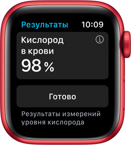 Часы Apple Watch Series 6 40mm Red Aluminum Case with Red Sport Band (РСТ)