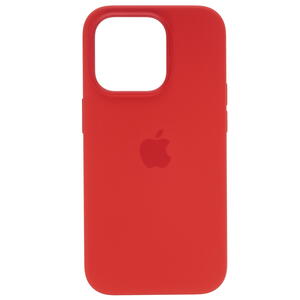 Накладка Silicone Case с MagSafe для iPhone 14 (Красный)